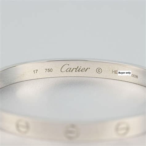 cartier bracelet 750 19 ip 6688|cartier bracelet serial number check.